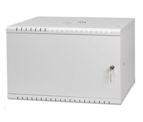 LEXI-Net 19" nástěnný rozvaděč Basic 6U 520x350, plechové dveře, bez zad, rozložený, šedý EDF_1232550