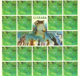 Zahrada - pexeso, 1. vydání - Jiří Trnka