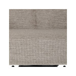 Židle jídelní, taštičkové pružiny v sedáku, 180° otočný mechanismus, lanýžová voděodolná látka, černý kov