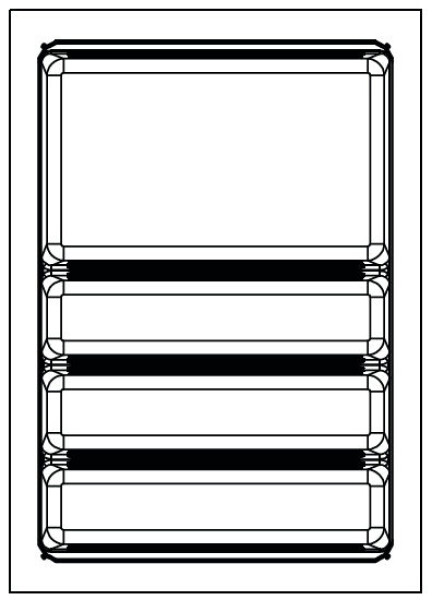 Agoform příborník do zásuvky 400 Scoop II
