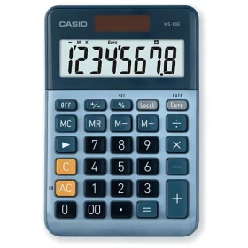 CASIO MS-80E / Stolní kalkulačka / osmimístná / duální napájení (MS-80E)