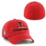 47 Brand Pánská Kšiltovka Chicago Blackhawks 2015 Stanley Cup Champions Franchise RED Velikost: L