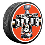 Mustang Puk Anaheim Ducks NHL Stanley Cup Champions Puck Stand