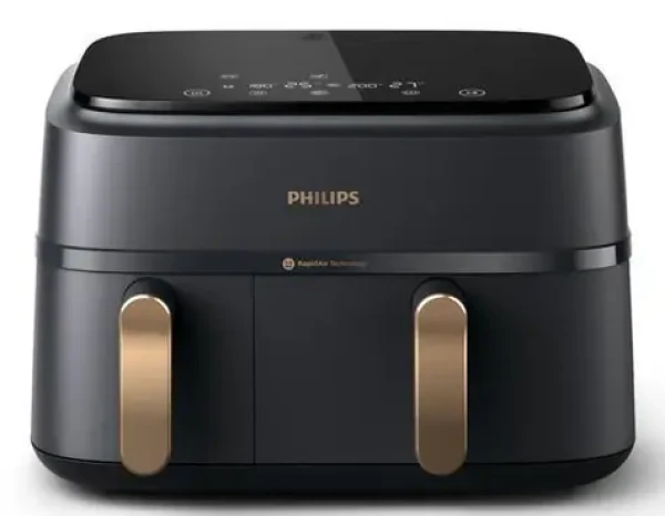 Philips NA352/00 černo-měděná / Horkovzdušná fritéza / 2750 W / objem 9 l (NA352/00)