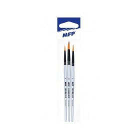 Štětec synthetic kulatý - set 3ks (6, 8, 10)
