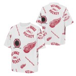 Outerstuff Dětské tričko Detroit Red Wings NHL Unstoppable All Over Print Short Sleeve Elevated Velikost: Dětské S (122 – 134)