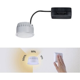 Paulmann LED Coin Nova LED vestavné koupelnové svítidlo Energetická třída (EEK2021): F (A - G) LED saténová