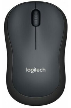 Logitech Wireless Mouse M220 Silent černá / bezdrátová optická myš / 3 tlačítka / 1000dpi (910-004878)