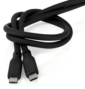 Nedis černá / Kabel USB-C / USB-C - USB-C / 240 W / 20 Gbps / 1 m (CCGB64810BK10)
