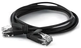 Wantec 7310 černá / Patch kabel / Cat6a U/UTP / 0,2 m / RJ-45 (7310)