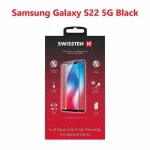 SWISSTEN FULL GLUE COLOR FRAME CASE FRIENDLY sklo pro SAMSUNG S901B GALAXY S22 5G černá (54501812)