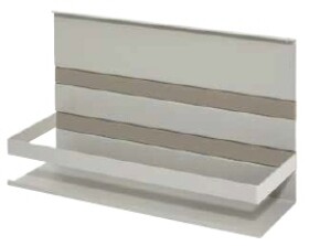 Kessebohmer Polička s ohrádkou chrom (284708)