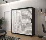 Šatní skříň Abi Jodelka 1 Barva korpusu: Dub artisan, Rozměry: 100 cm, Dveře: Bílá mat