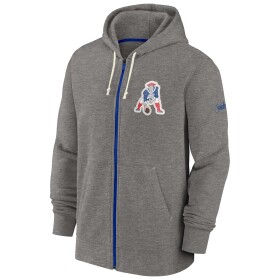 Nike Pánská bunda New England Patriots NFL Historic Full-Zip Fleece Hoodie Velikost: S