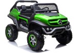 Mamido Dětské elektrické autíčko Mercedes Unimog 4x4 zelené
