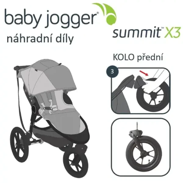BabyJogger KOLO přední SUMMIT X3 (NDBJ405238)