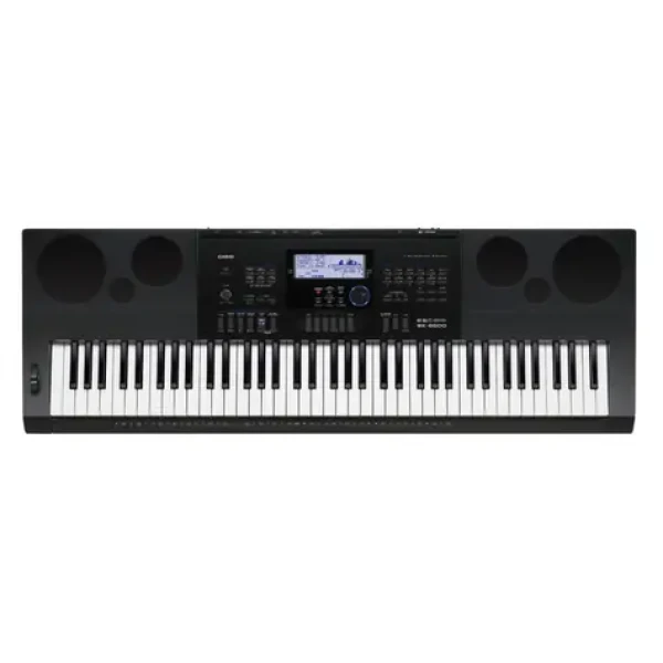 Casio WK 6600 černá / klávesy / 76 kláves / USB / adaptér (4971850314134)