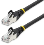 StarTech CAT6a U/UTP LSZH černá / Síťový kabel / 1,5 m / RJ-45 / 10GbE / PoE (NLBK-150-CAT6A-PATCH)