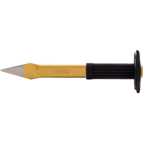 KS Tools Křížové dláto s ruční ochrannou rukojetí, plochý oválný, 300 mm 1620294