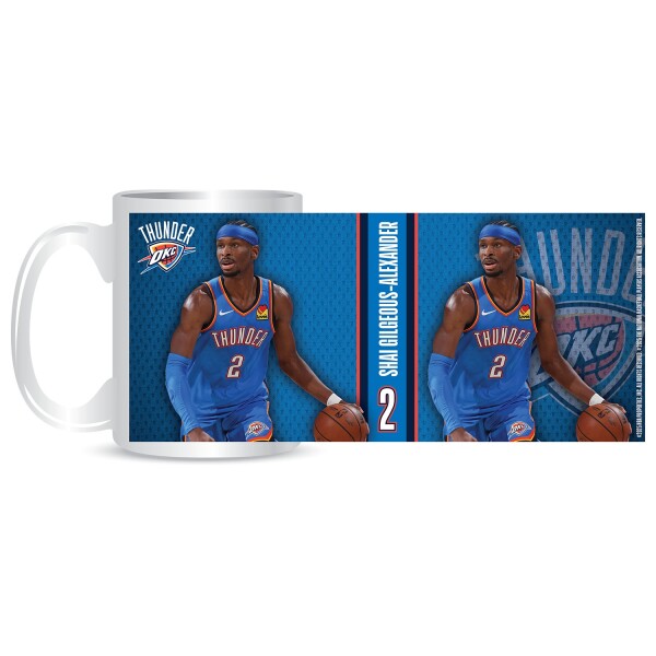 Hrnek Oklahoma City Thunder NBA Shai Gilgeous-Alexander Player (330 ml)