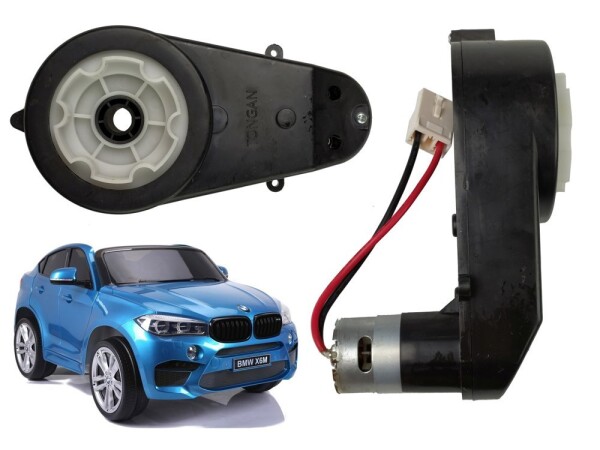 Mamido Servomotor s převodovkou pro otáčení předními koly 12V 3000 RPM pro JJ2168 BMWX6M
