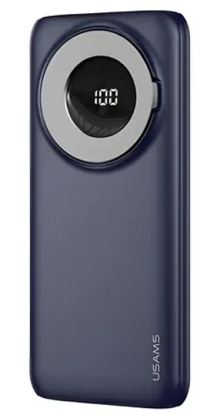 USAMS PB62 modrá / Powerbanka / 10000 mAh / MagSafe / PD 20W + QC3.0 (10KCD17104)