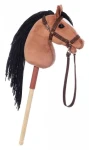 HOPPIHORSE Hobby horse A4 tmavě hnědá