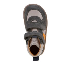 Dětské celoroční kožené kotníkové barefoot boty LOOP HIGH-TOPS GREY Froddo G2110157-3 - 34