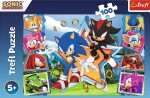 Puzzle Sonic: Seznamte se s ježkem 100 dílků