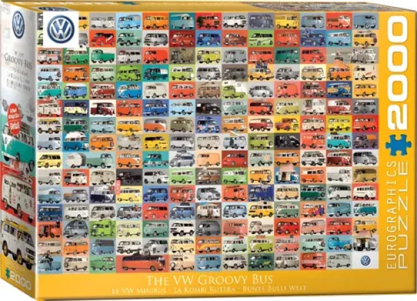 EUROGRAPHICS Puzzle VW Groovy Bus