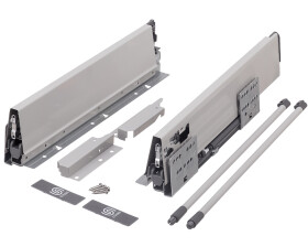 Strong výsuv StrongBox 550/140mm, šedý, kulatý reling (146765)