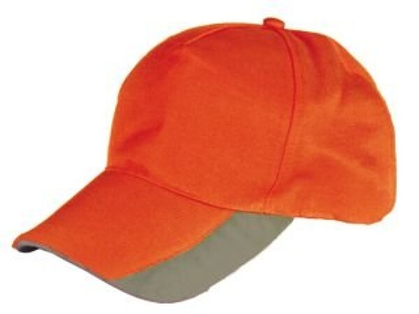 Reflexní pracovní kšiltovka COFRA LIT oranžová, jednotná velikost