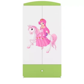 Skříň Babydreams zelená - Princezna 1