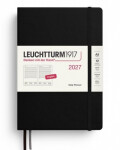 Denní plánovač Black, Medium A5 2027, anglicky