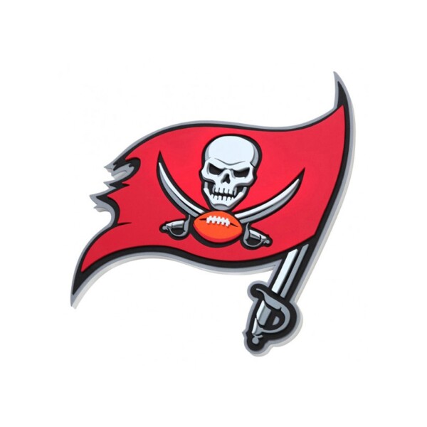 Cedule Tampa Bay Buccaneers NFL 3D Foam Logo