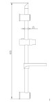 INVENA - Sprchová tyč KOS AU-21-K01-L