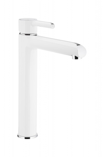 KFA - ANGELIT umyvadlová baterie bílá-chrom + click/clack (4722-612-40) 2. jakost