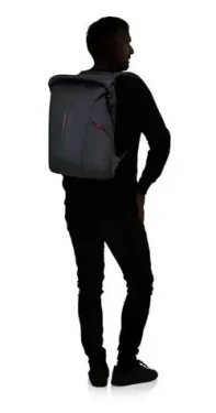Samsonite ECODIVER Rolltop Backpack L černá / Batoh na notebook / 15,6" / rolltop / voděodolný (152975-1041)