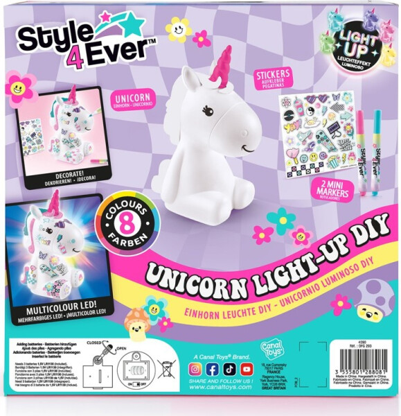 Style4Ever DIY Svítící jednorožec - EPEE Style4ever