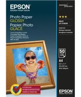 EPSON Photo Paper Glossy A4 / Fotopapír / Lesklý / 200 g/m2 / 50 listů (C13S042539)