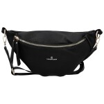 Trendy dámská koženková ledvinka Ebina, černá