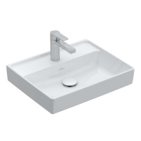 VILLEROY & BOCH - Collaro Umývátko 50x40 cm, bez přepadu, 1 otvor pro baterii, alpská bílá 43345101