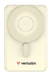 Verbatim Charge 'n' Go 2C zlatá / Magnetická bezdrátová powerbanka / 5000 mAh / 2× USB-C / MagSafe / 15–20 W (32253)