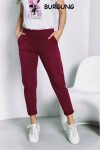 Dámské kalhoty LENA DARK MAROON L
