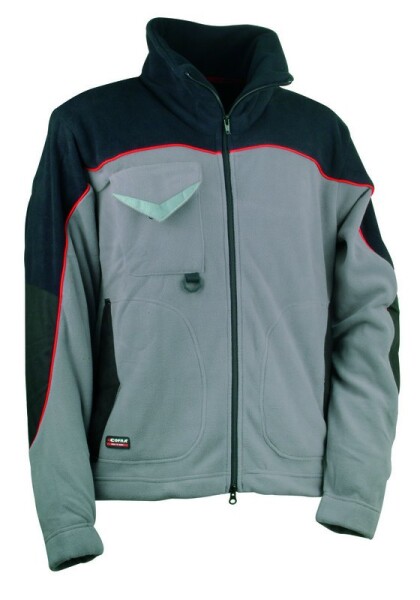 Bunda Fleece COFRA RIDER Barva: Šedá, Velikost: L (V026_0_02_L)
