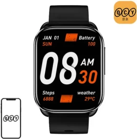 QCY WATCH GS šedá / chytré hodinky / 2.02" / Bluetooth / multisport / dotykový / IPX8 (GS grey)