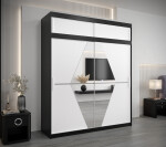 Šatní skříň Abi Bo s nástavcem Barva korpusu: Dub artisan, Rozměry: 250 cm, Dveře: Dub artisan