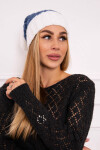 Paris fleecová čepice K212 denim+white UNI