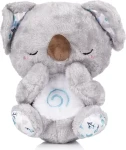 CHIPOLINO Plyšová dýchající hračka s hudbou Koala White,Grey