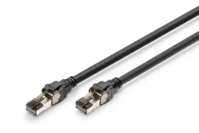 Digitus CAT 8.1 S/FTP černá / Patch kabel / 3 m / RJ-45 / LSZH / 2000 MHz (DK-1843-030)
